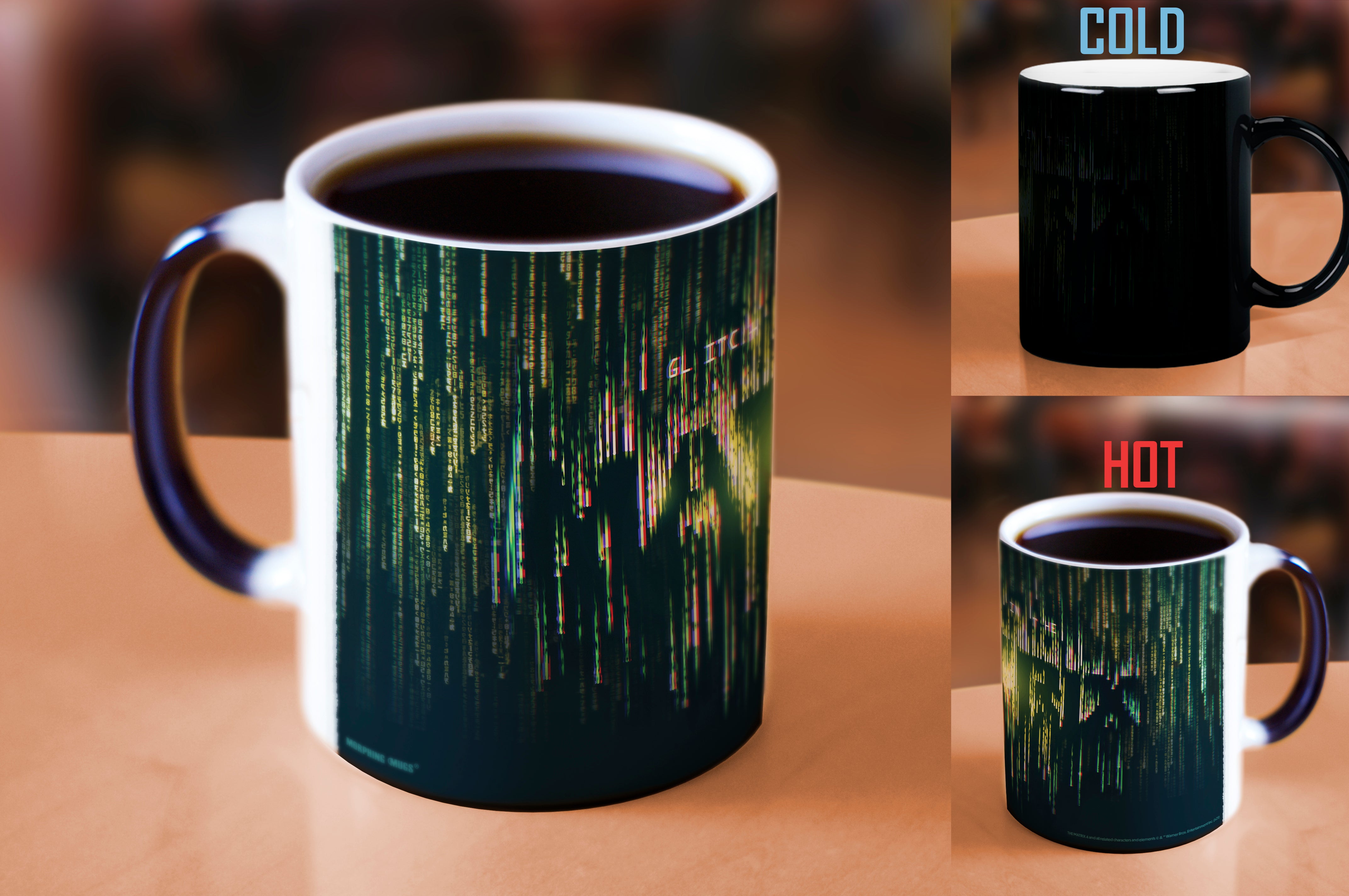 The Matrix Resurrections (Glitch) Morphing Mugs®  Heat-Sensitive Mug MMUG1363